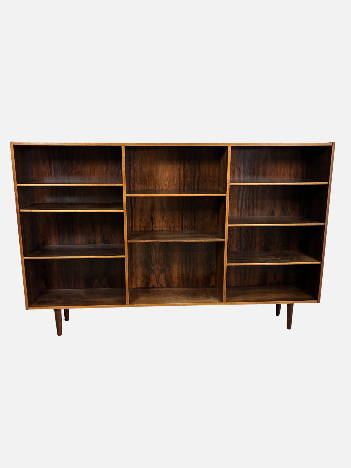 Large rosewood bookcase 190x124x30