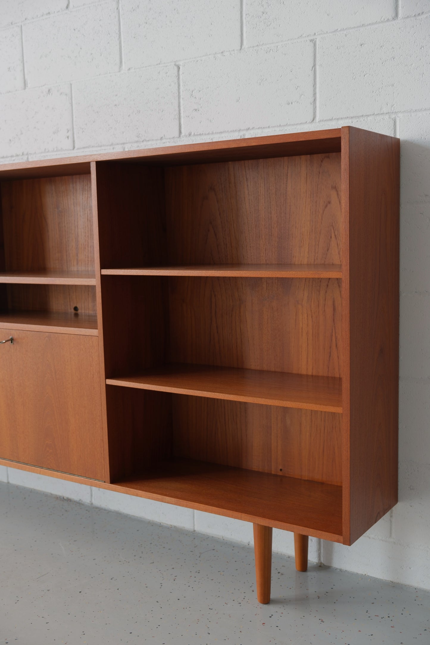 Danish teak bookcase
