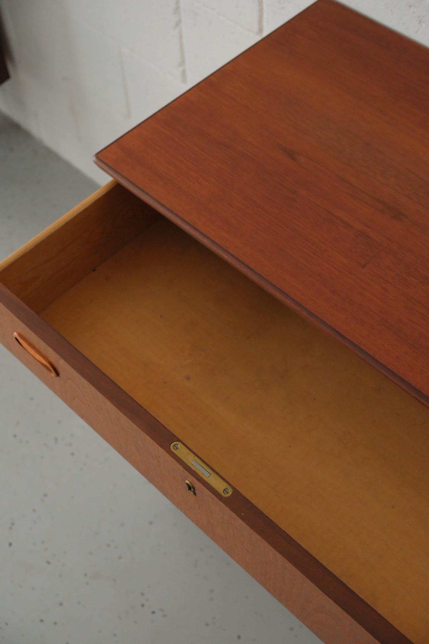 Danish Teak Four-Drawer Chest