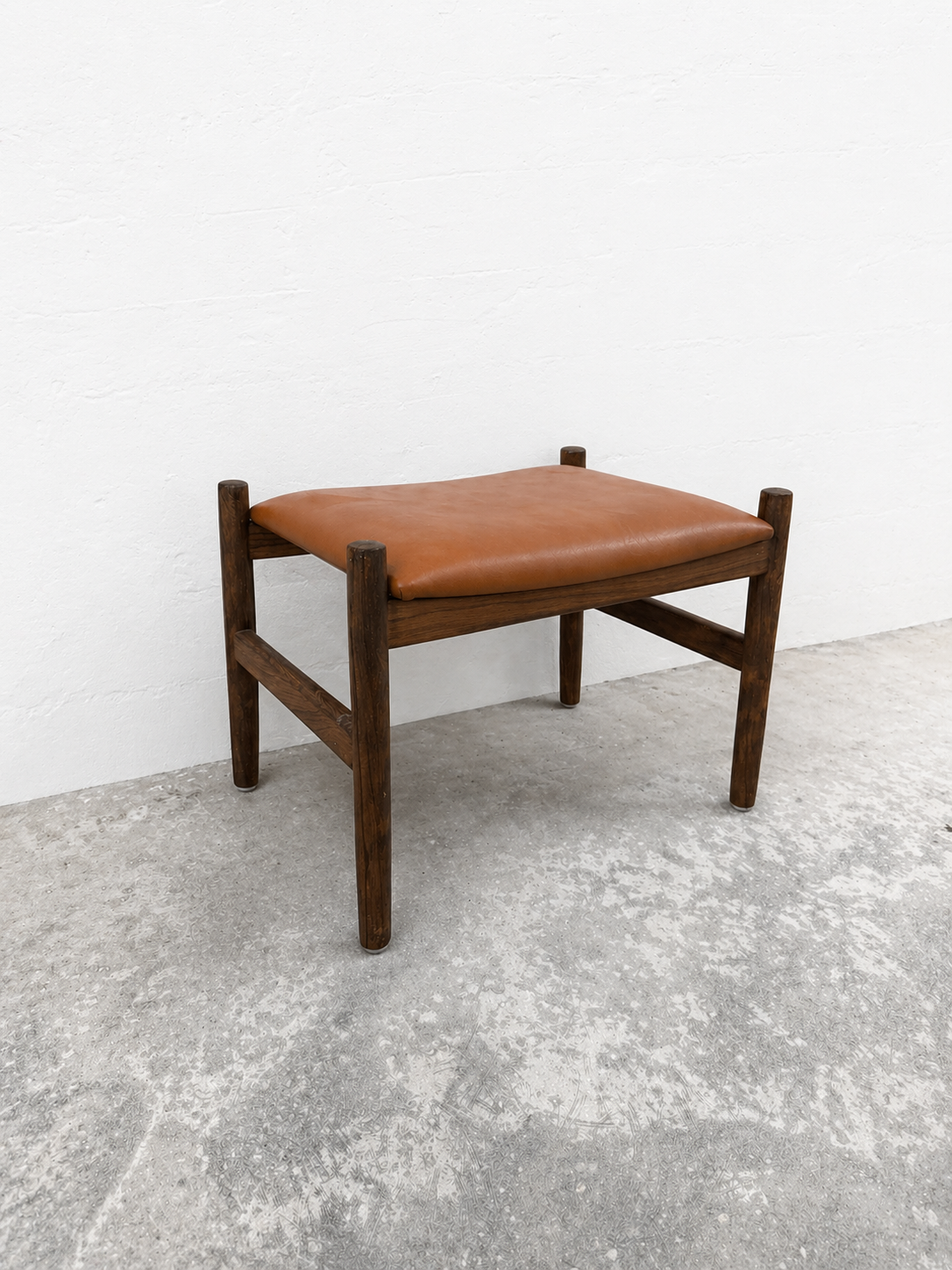 Rosewood footstool / bench by Spøttrup Møbelfabrik