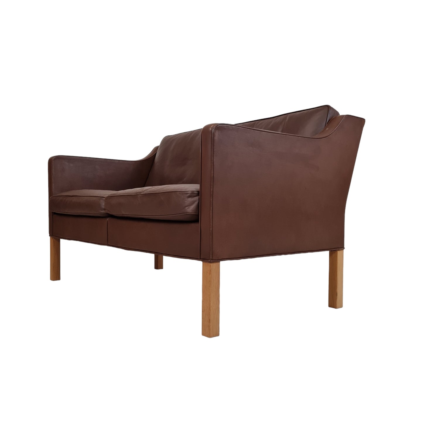 2-person sofa model 2208 | Børge Mogensen | Fredericia Chair Factory | Cognac colored leather
