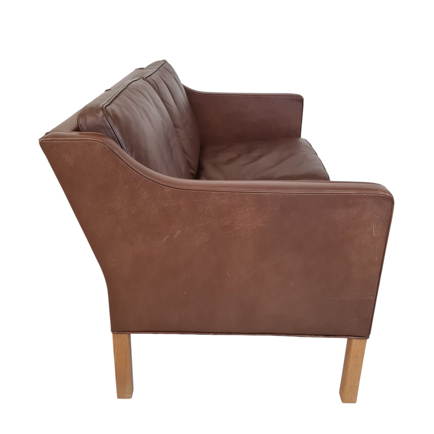 2-person sofa model 2208 | Børge Mogensen | Fredericia Chair Factory | Cognac colored leather