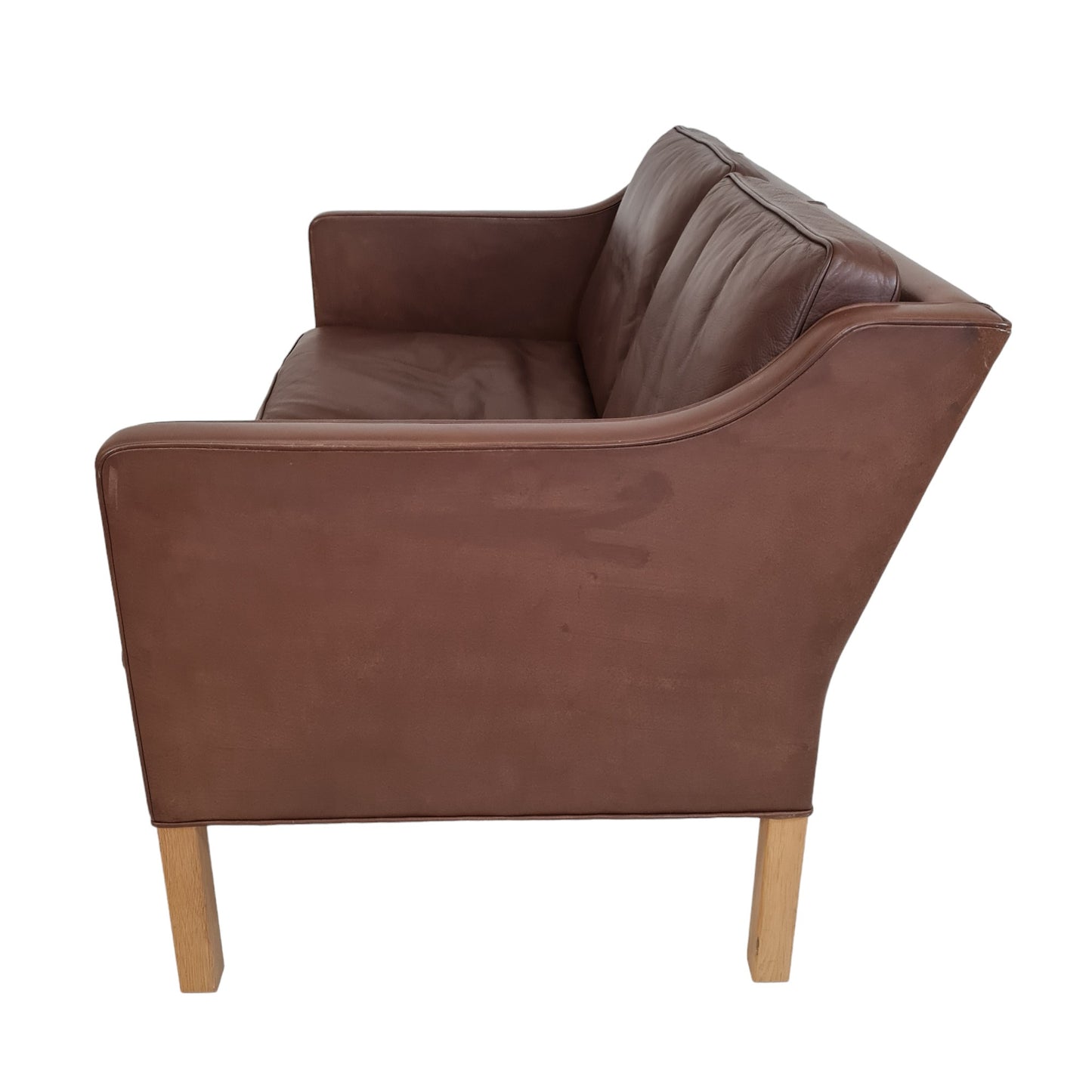 2-person sofa model 2208 | Børge Mogensen | Fredericia Chair Factory | Cognac colored leather