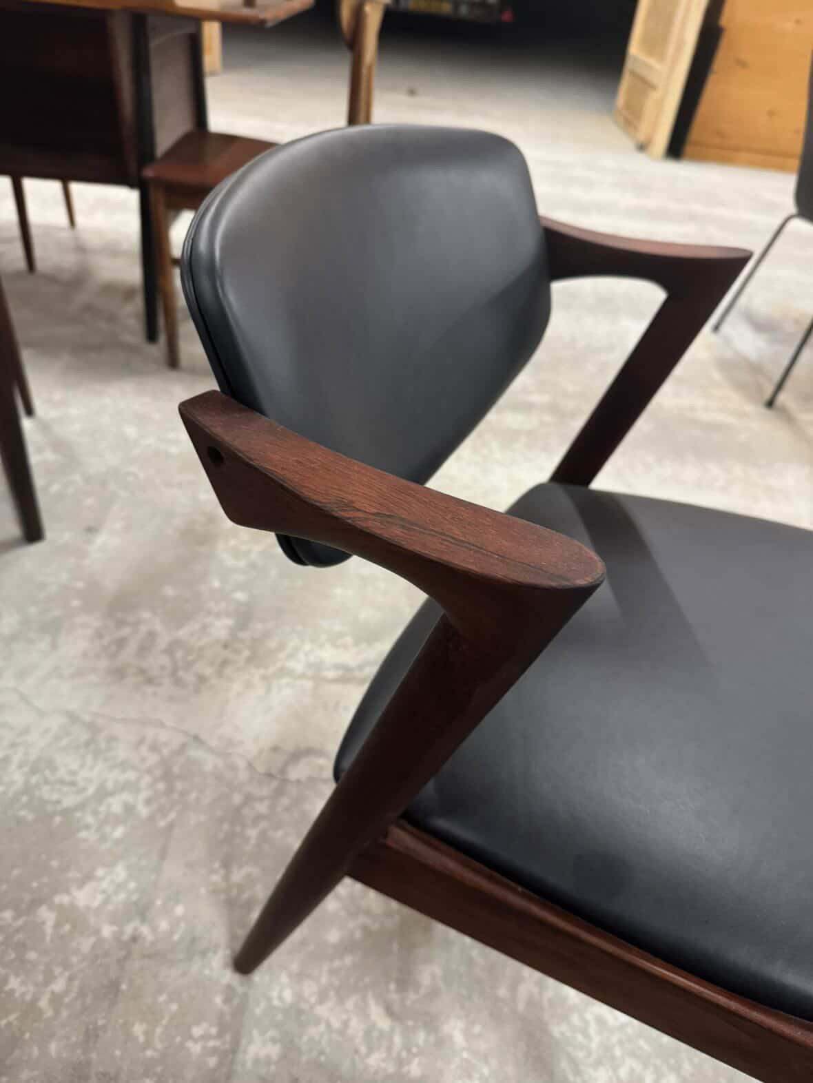 Kai Kristiansen Model 42, rosewood, new upholstery (6)