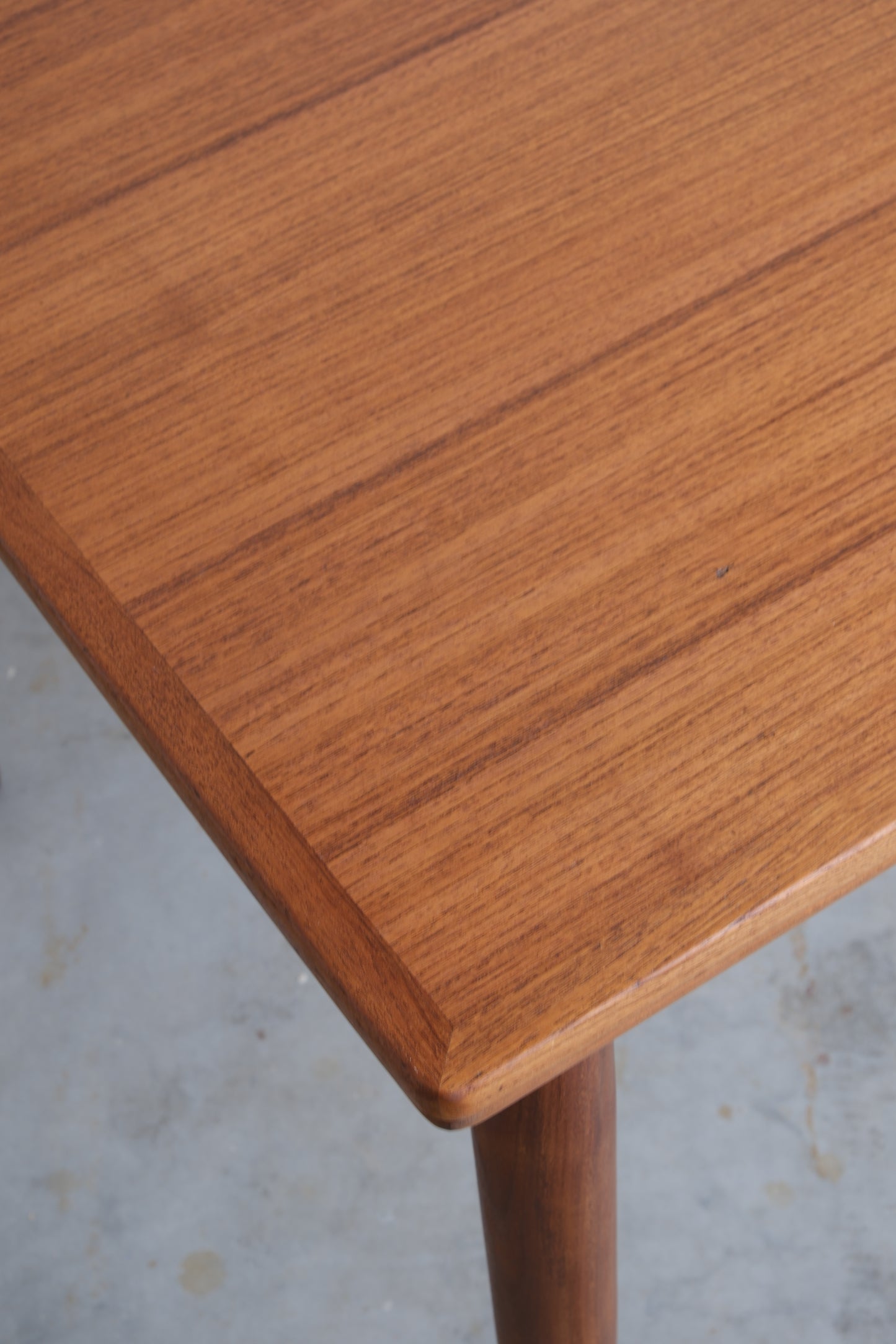Danish teak table with dutch extensions