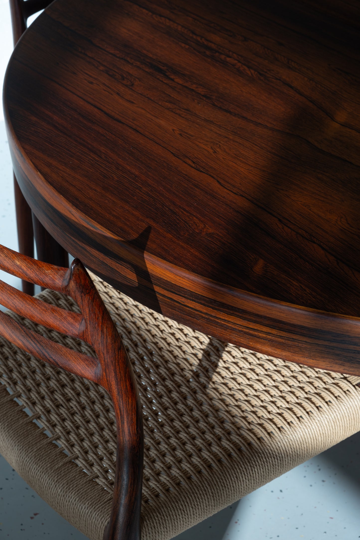 Harry Østergaard for Randers rosewood dining table