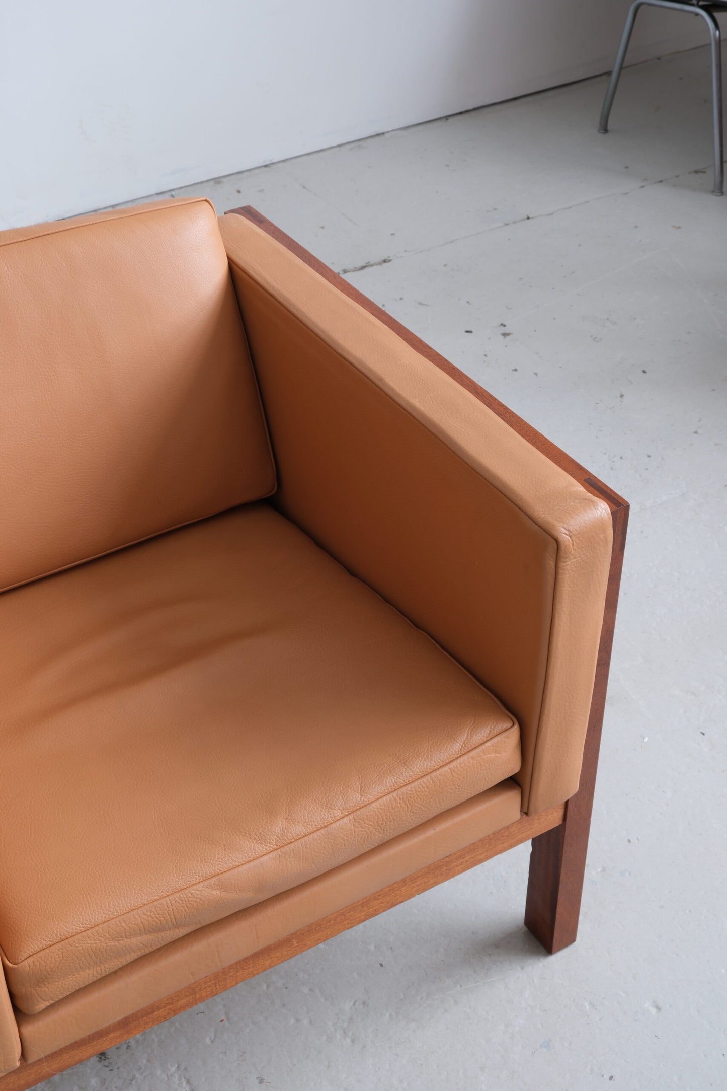 Mahogany armchairs by Christian Hvidt, manufactured at Søborg Møbler (good condition)