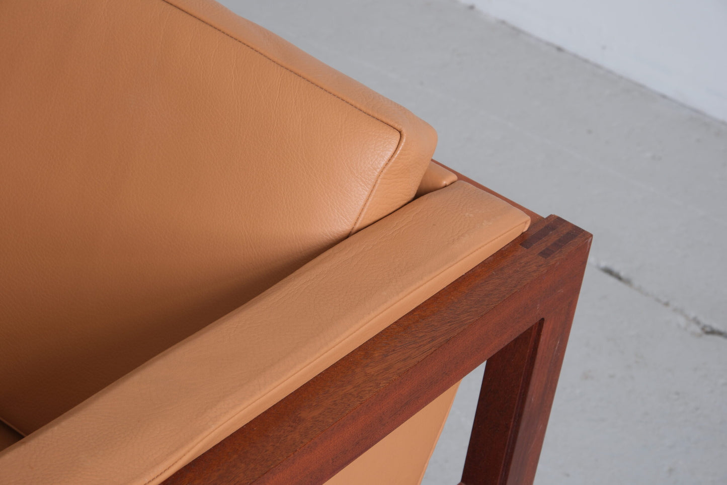 Mahogany armchairs by Christian Hvidt, manufactured at Søborg Møbler (good condition)