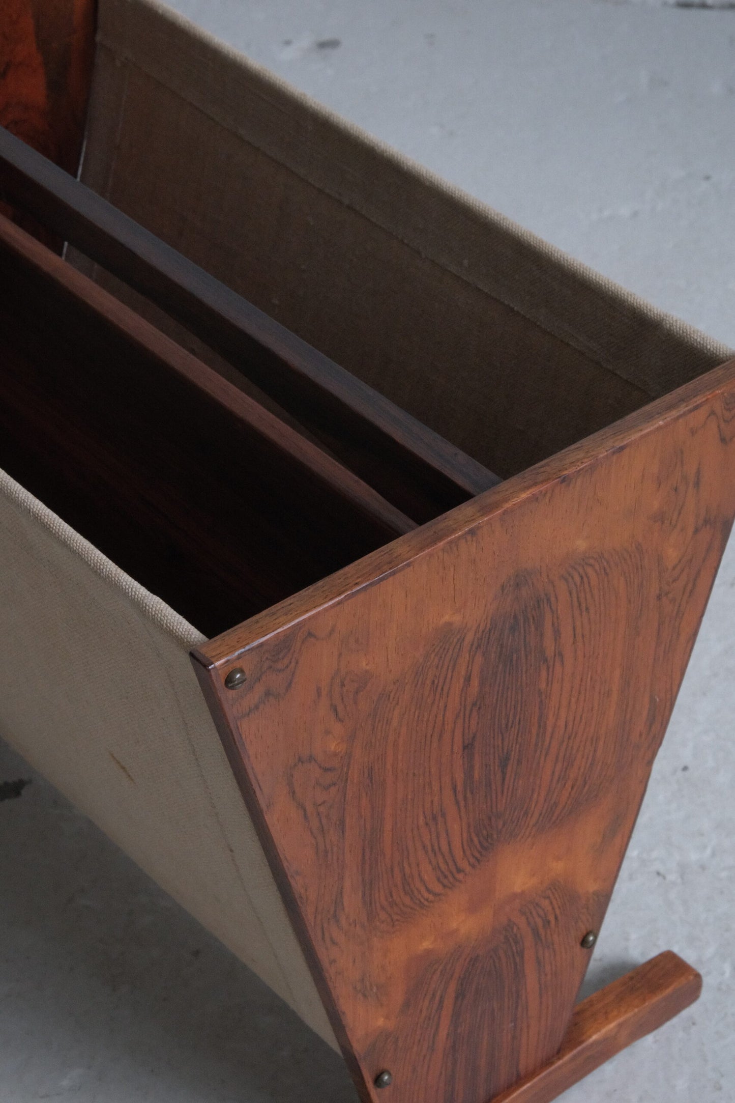 Rosewood Magazine holder