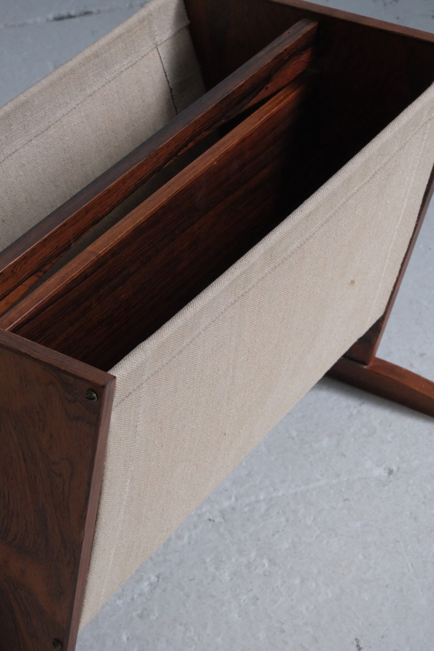 Rosewood Magazine holder