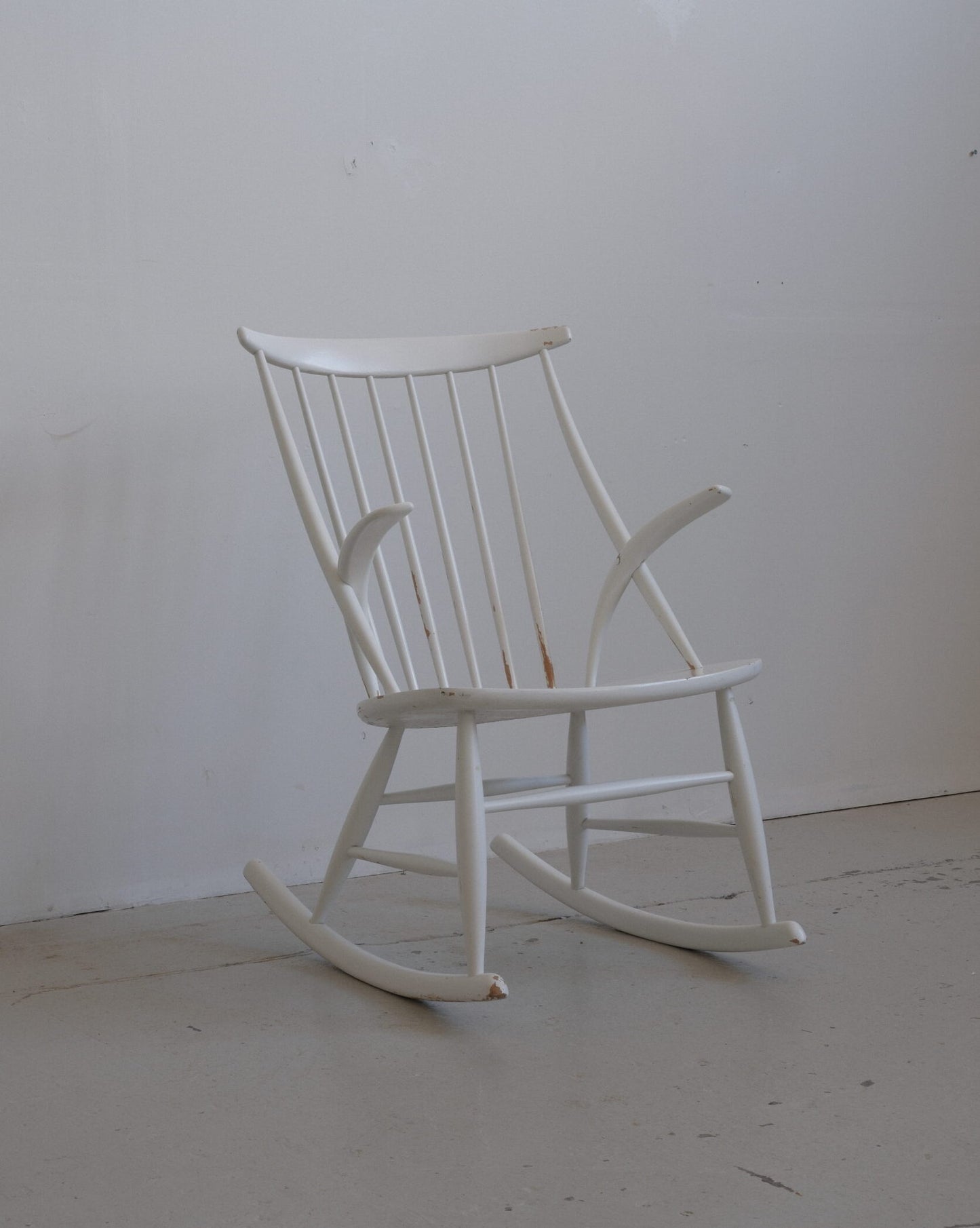 Illum Wikkelso IW3 rocking chair 1958 Denmark