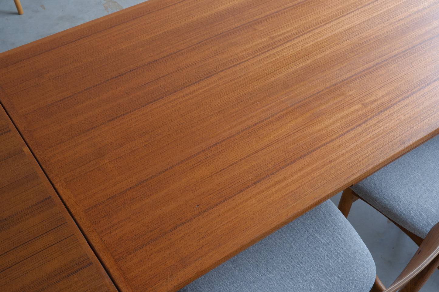 Danish teak table with dutch extensions