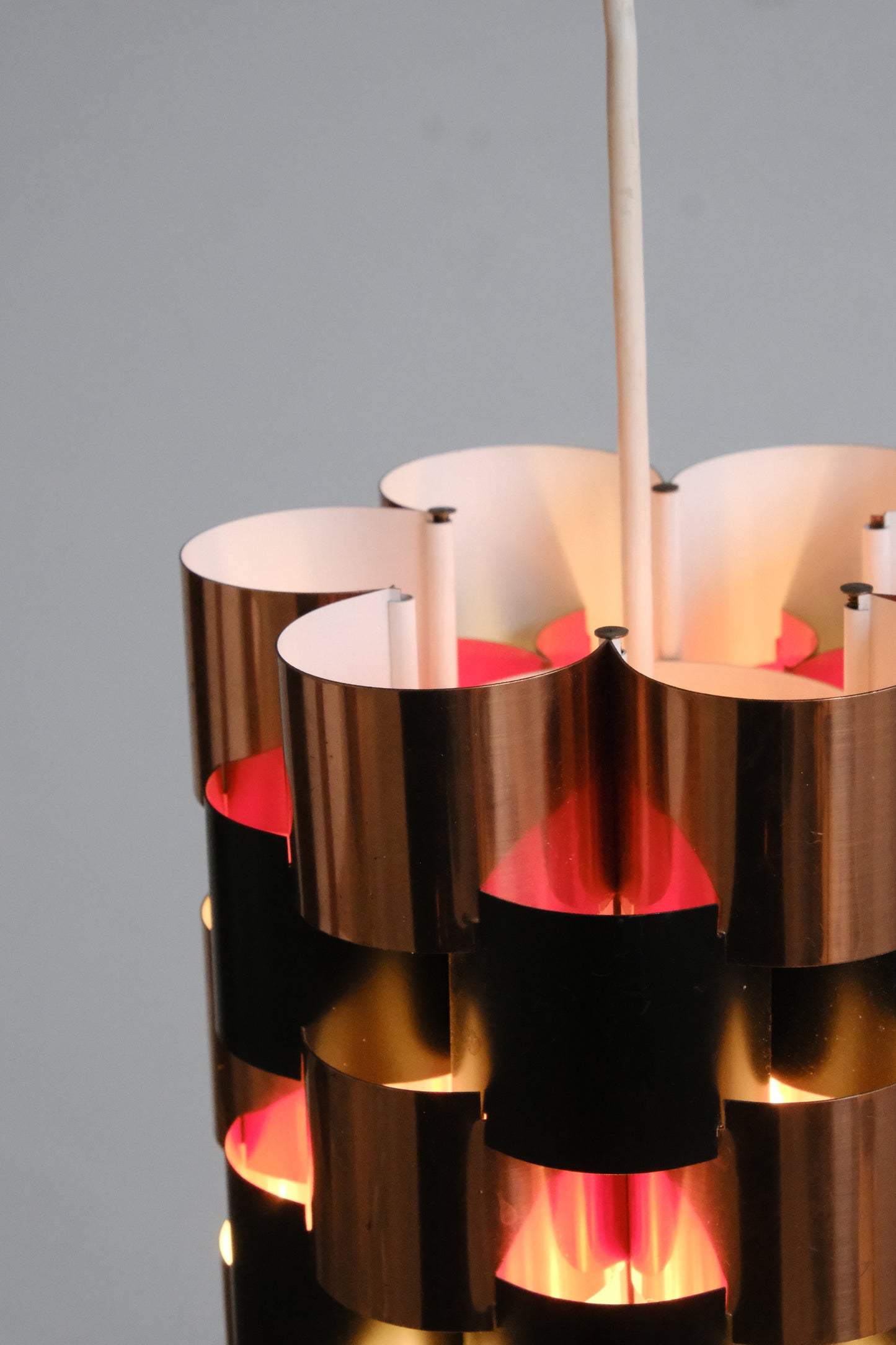 Werner Schou: Copper pendant, 1960s