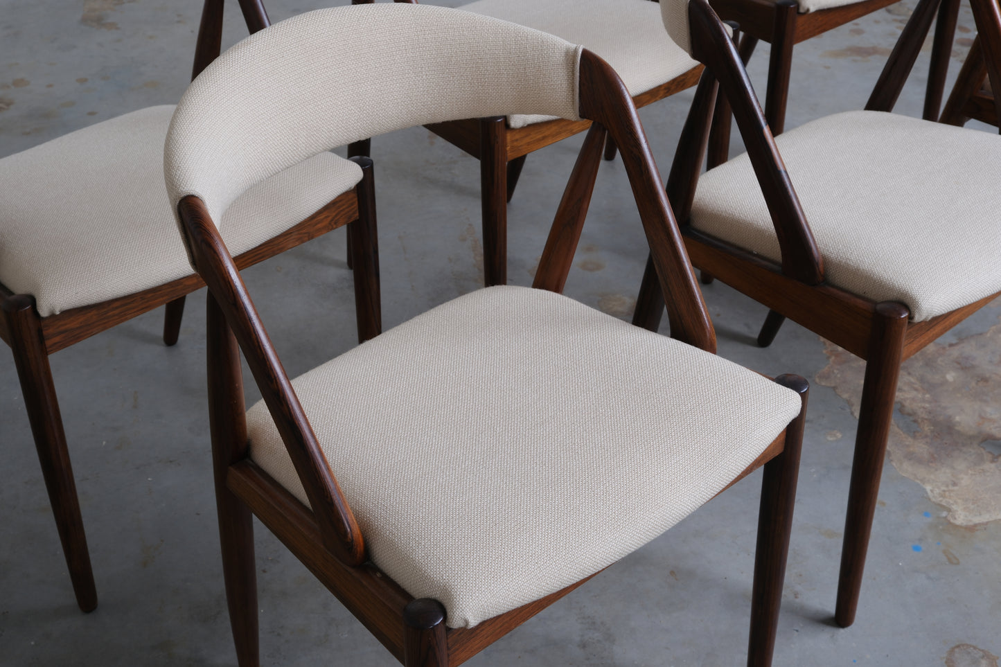 Kai Kristiansen model 31 chairs in rosewood (set of 6)