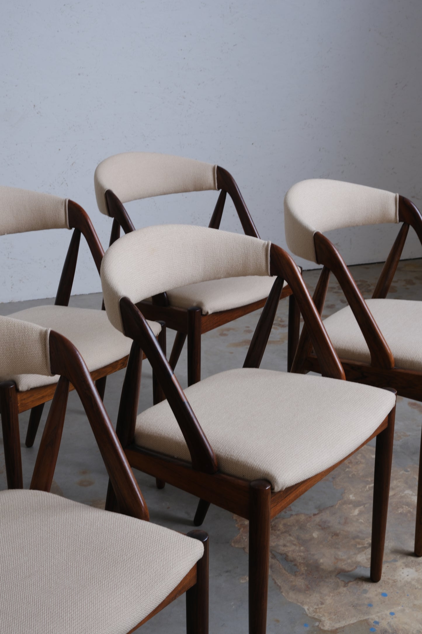 Kai Kristiansen model 31 chairs in rosewood (set of 6)