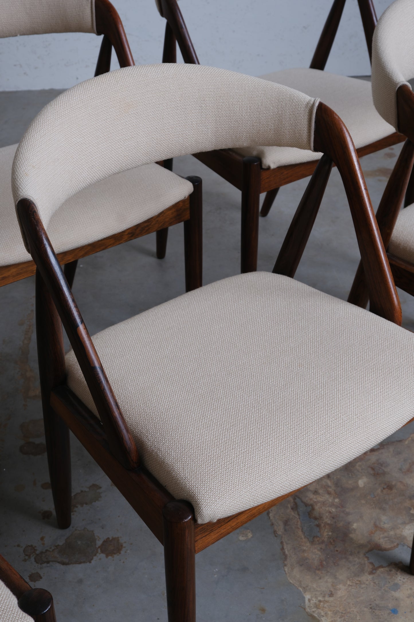 Kai Kristiansen model 31 chairs in rosewood (set of 6)