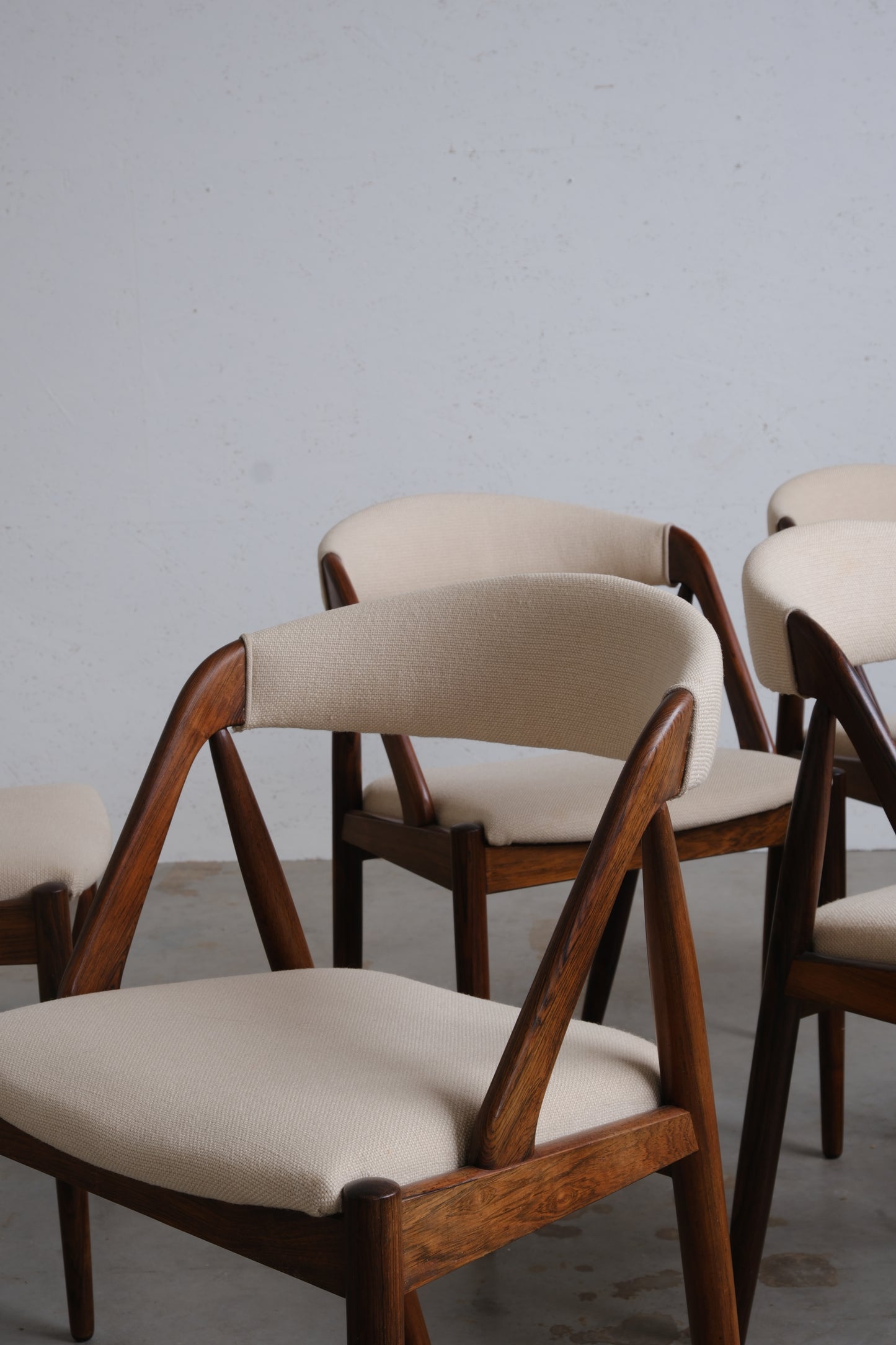 Kai Kristiansen model 31 chairs in rosewood (set of 6)