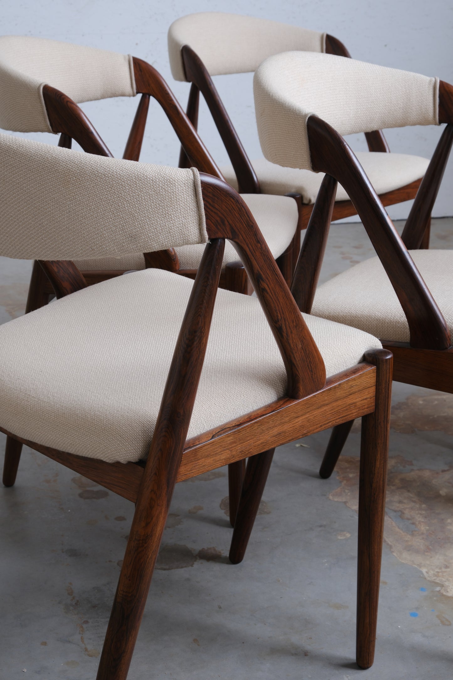 Kai Kristiansen model 31 chairs in rosewood (set of 6)