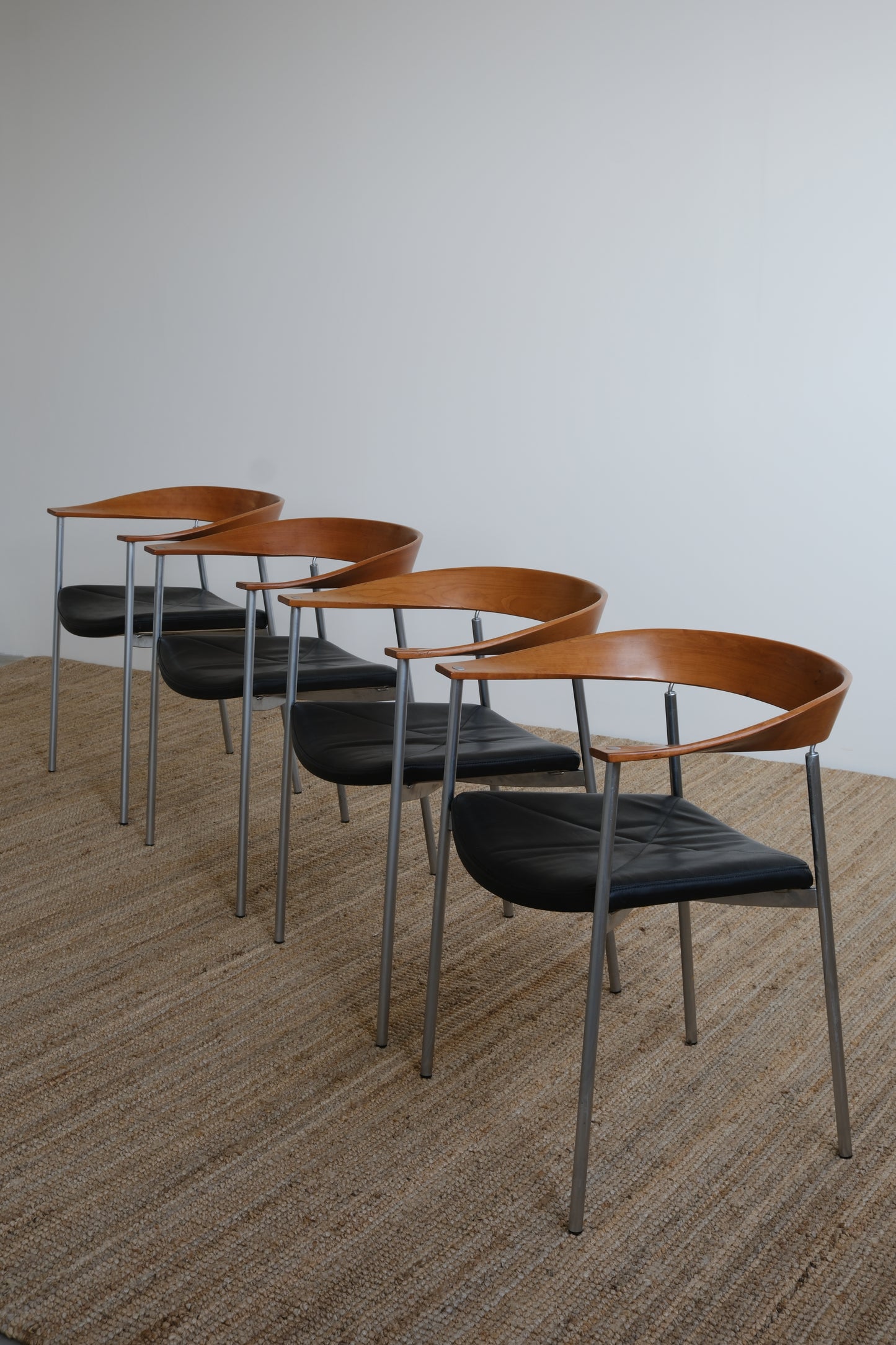 Johannes Foersom & Hjort-Lorentzen model 'Stuk' (set of 4)