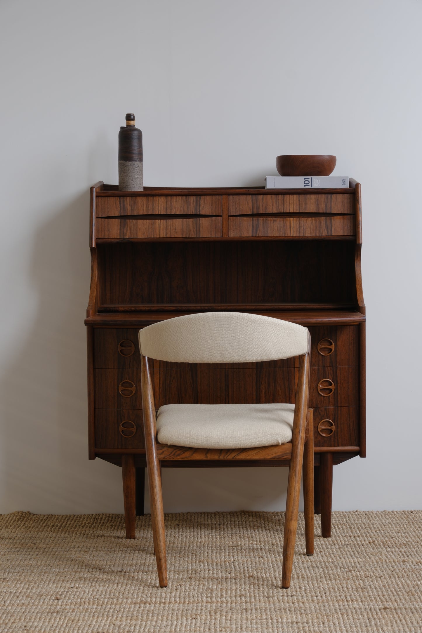 1960s Gunnar Falsig Rosewood secretary by Holstebro Mobelfabrik