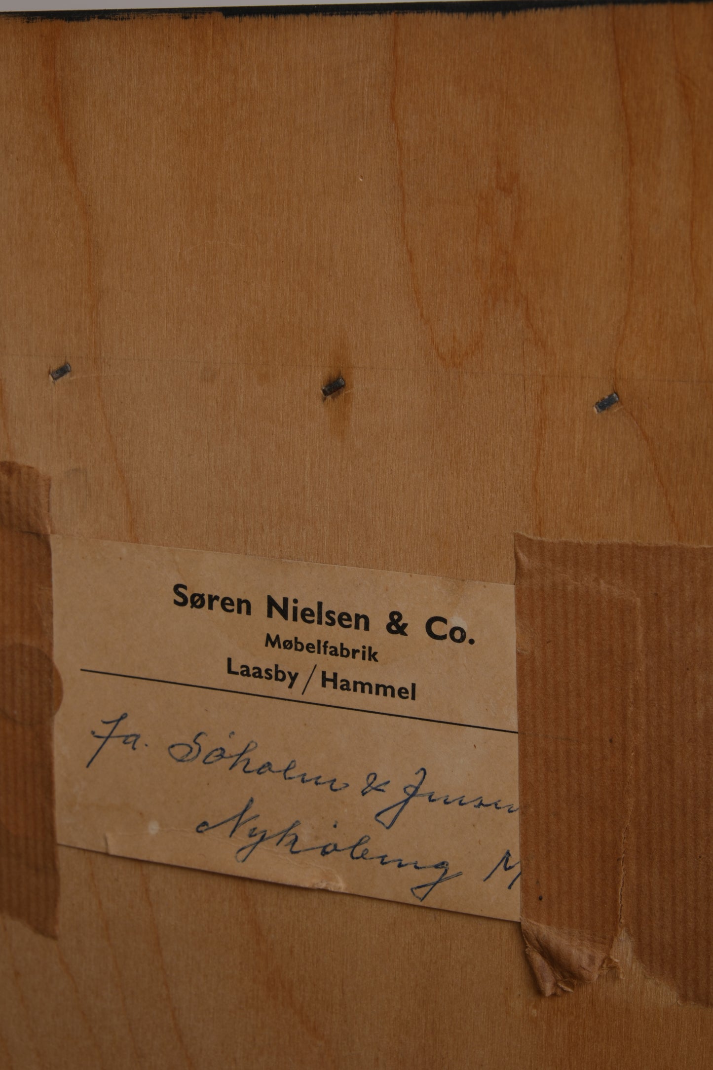 Teak drawer, Soren Nielsen & Co, Lasby
