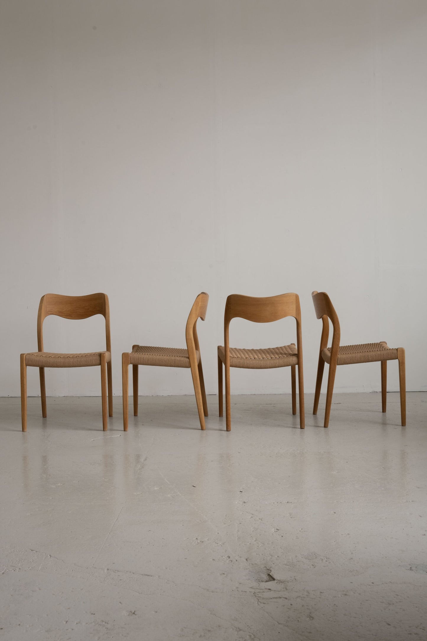 *RESERVED* JL Møller Dining Chairs Model 71