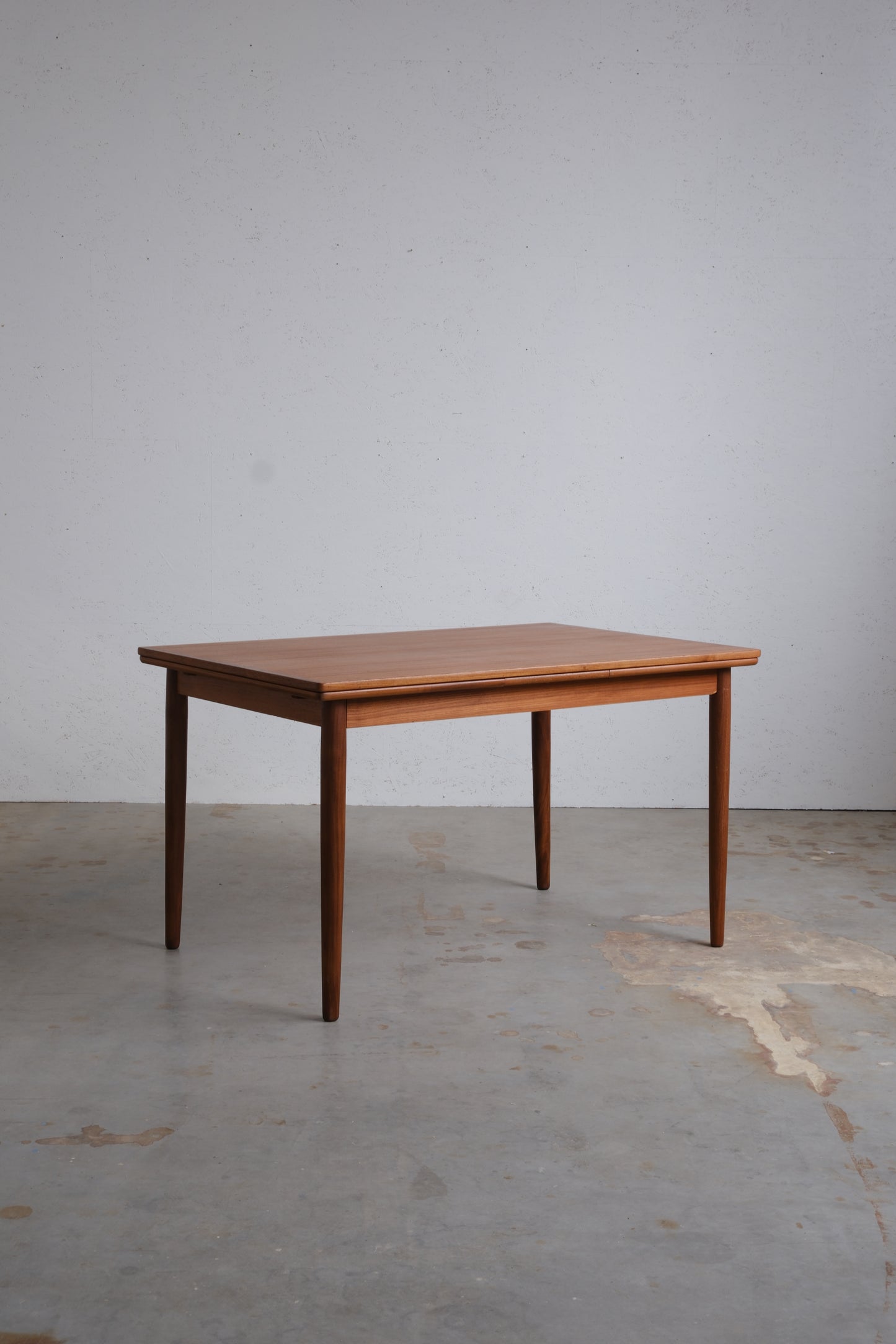 Danish teak table with dutch extensions