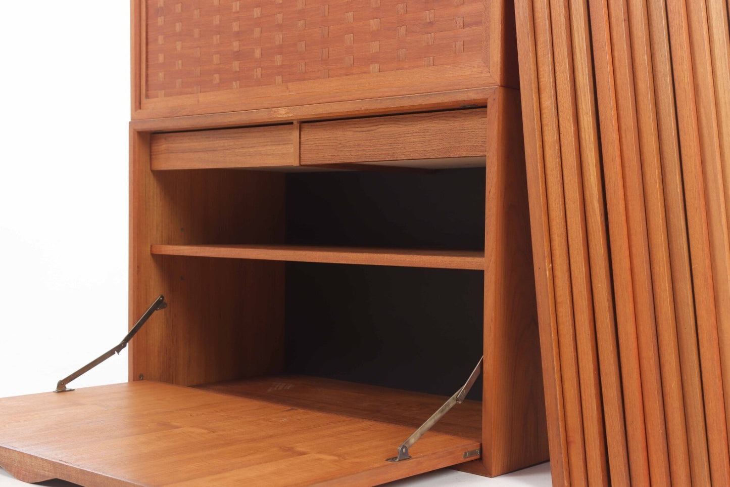 Poul Cadovius. Teak shelving system, 1950-60s