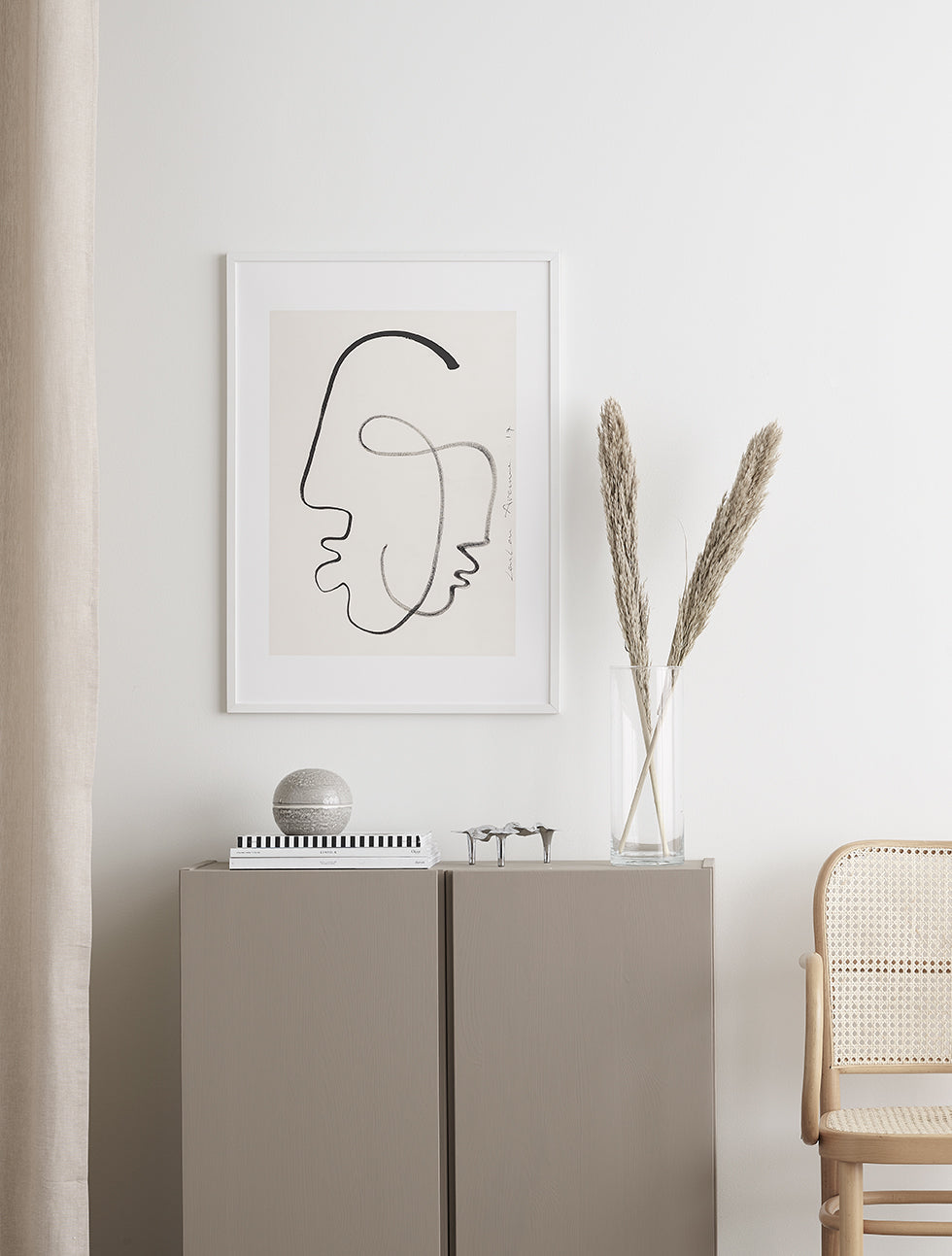 White Wood Frame