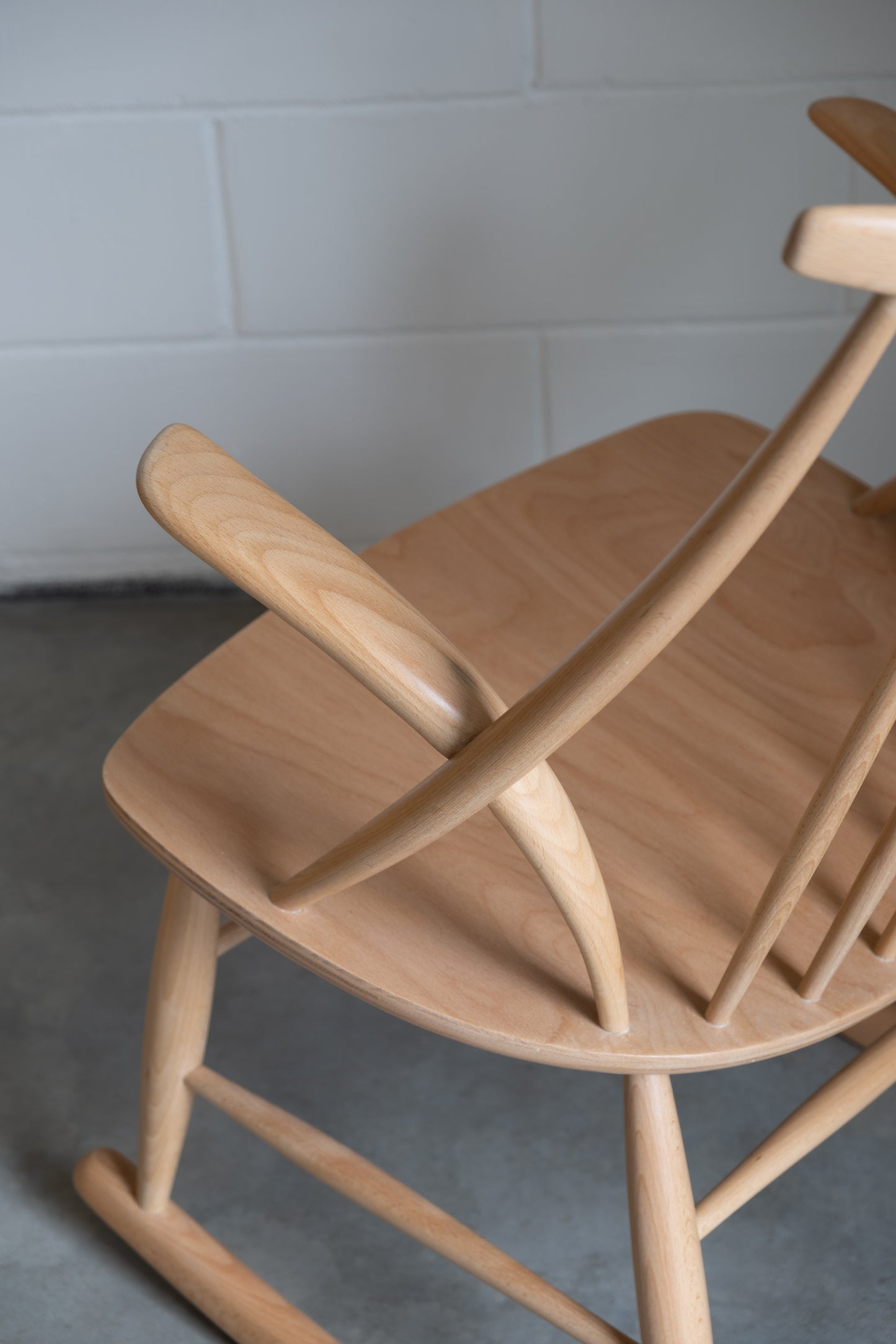 Illum Wikkelso IW3 rocking chair 1958 Denmark