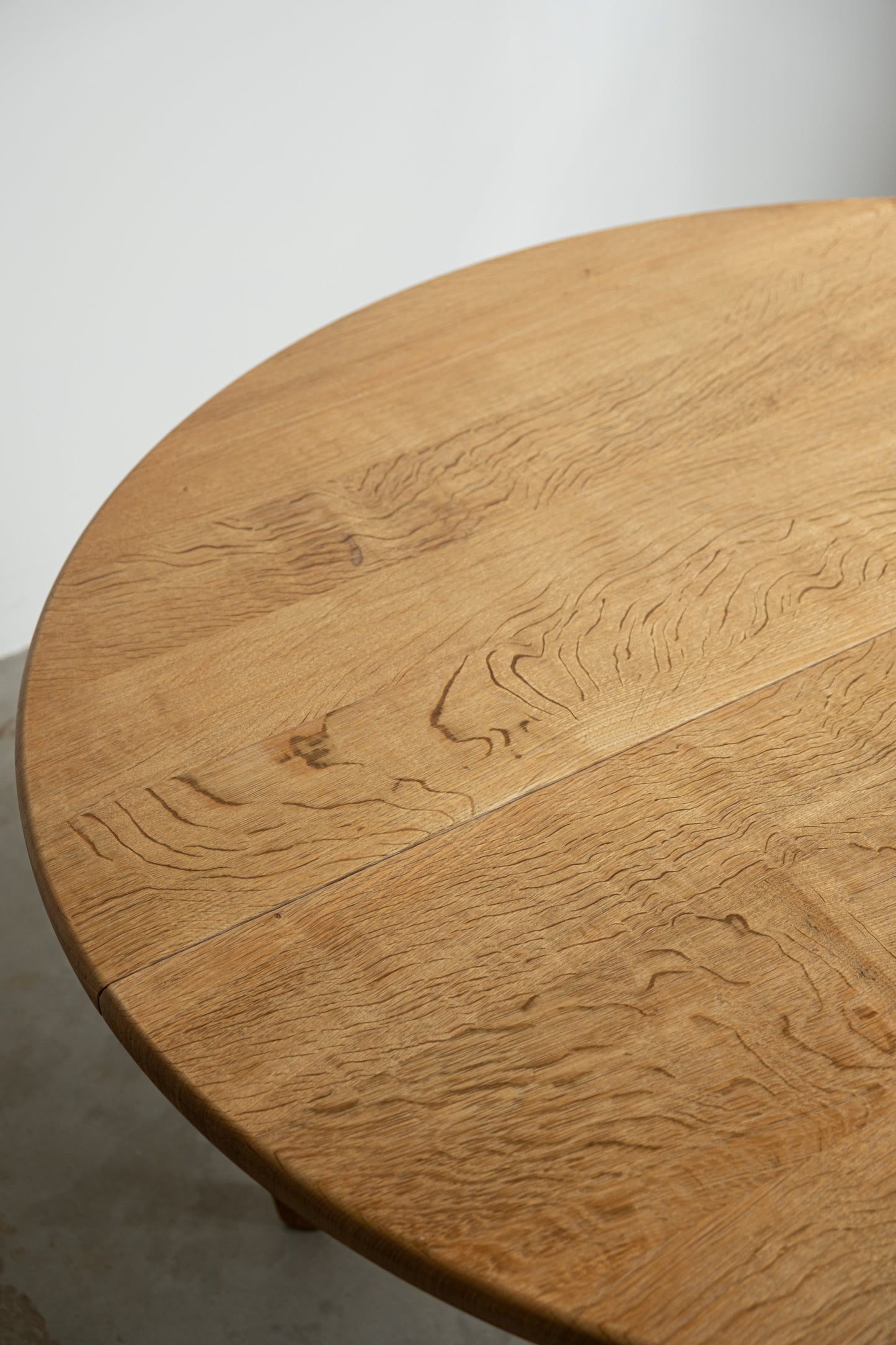 Danish solid oak dining table