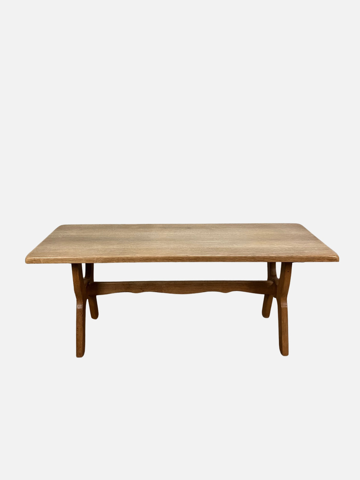 Solid oak coffee table 140x58