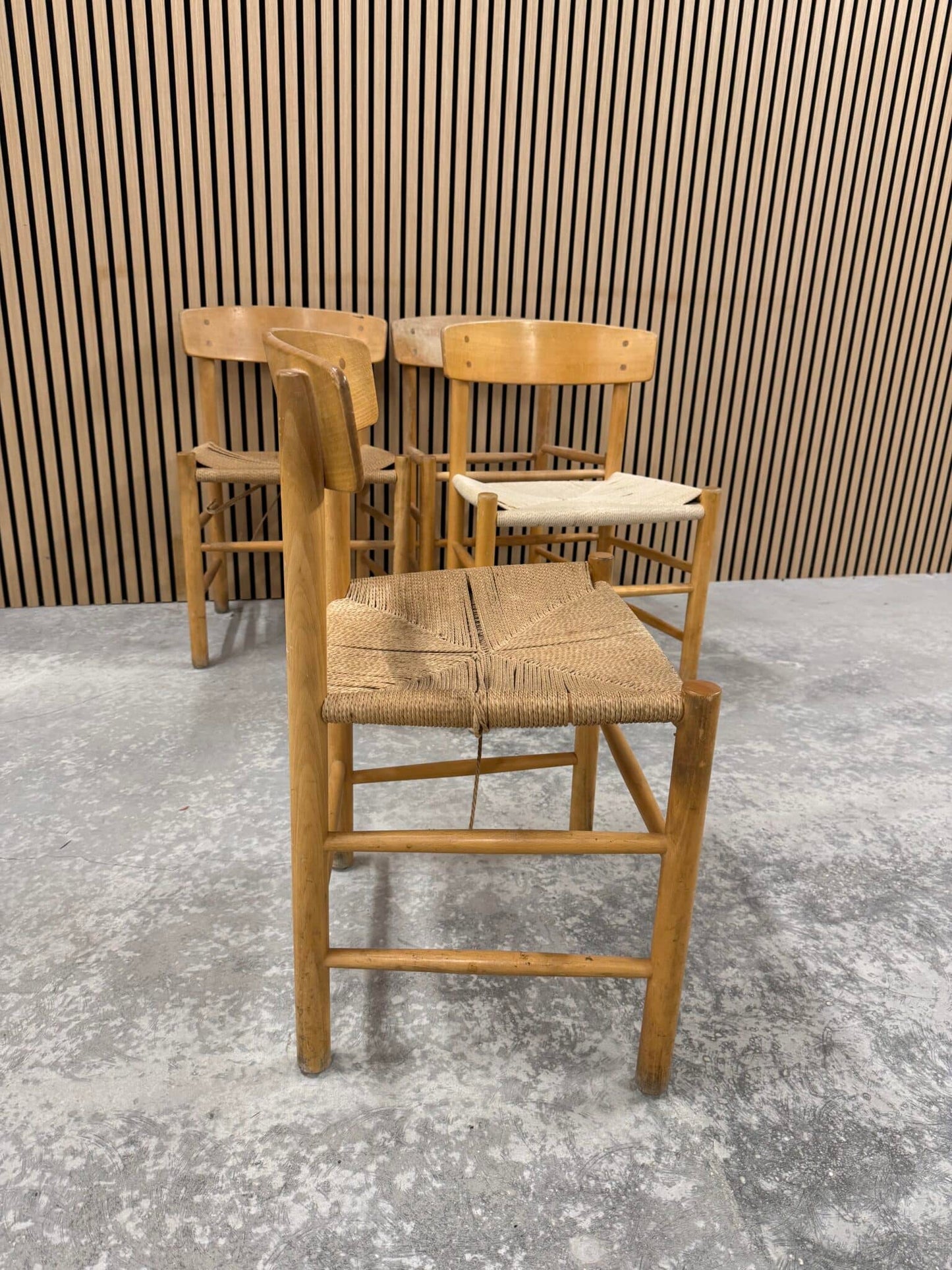4 Børge Mogensen Spisestole bøg