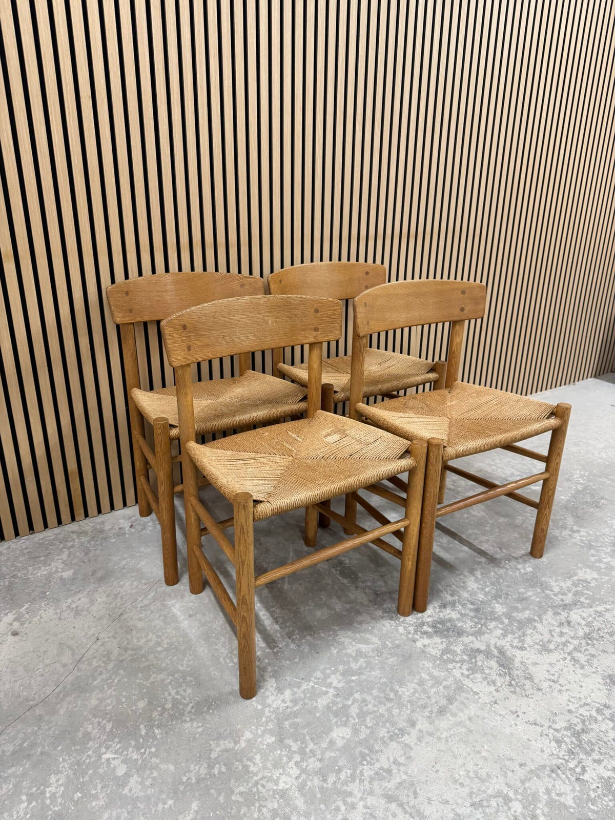 4 Børge Mogensen Spisestole eg