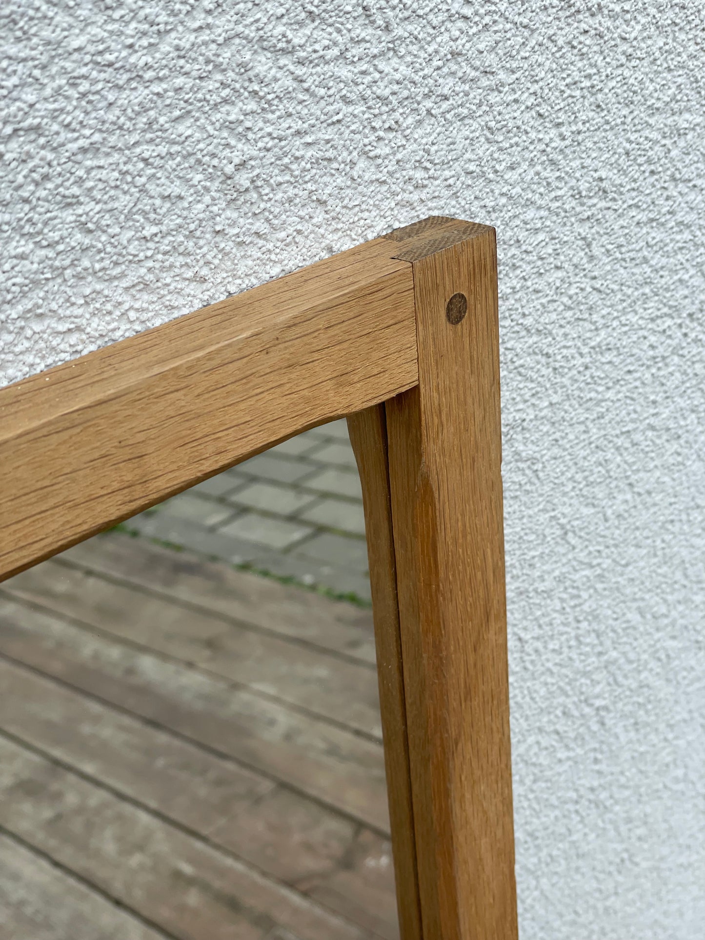 Model 165 oak mirror, Kai Kristiansen, Aksel Kjersgaard
