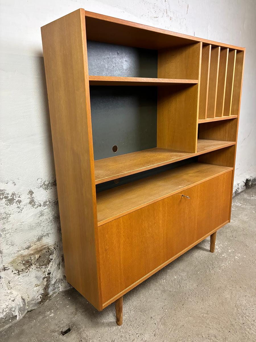Oak bookcase 122x140x29
