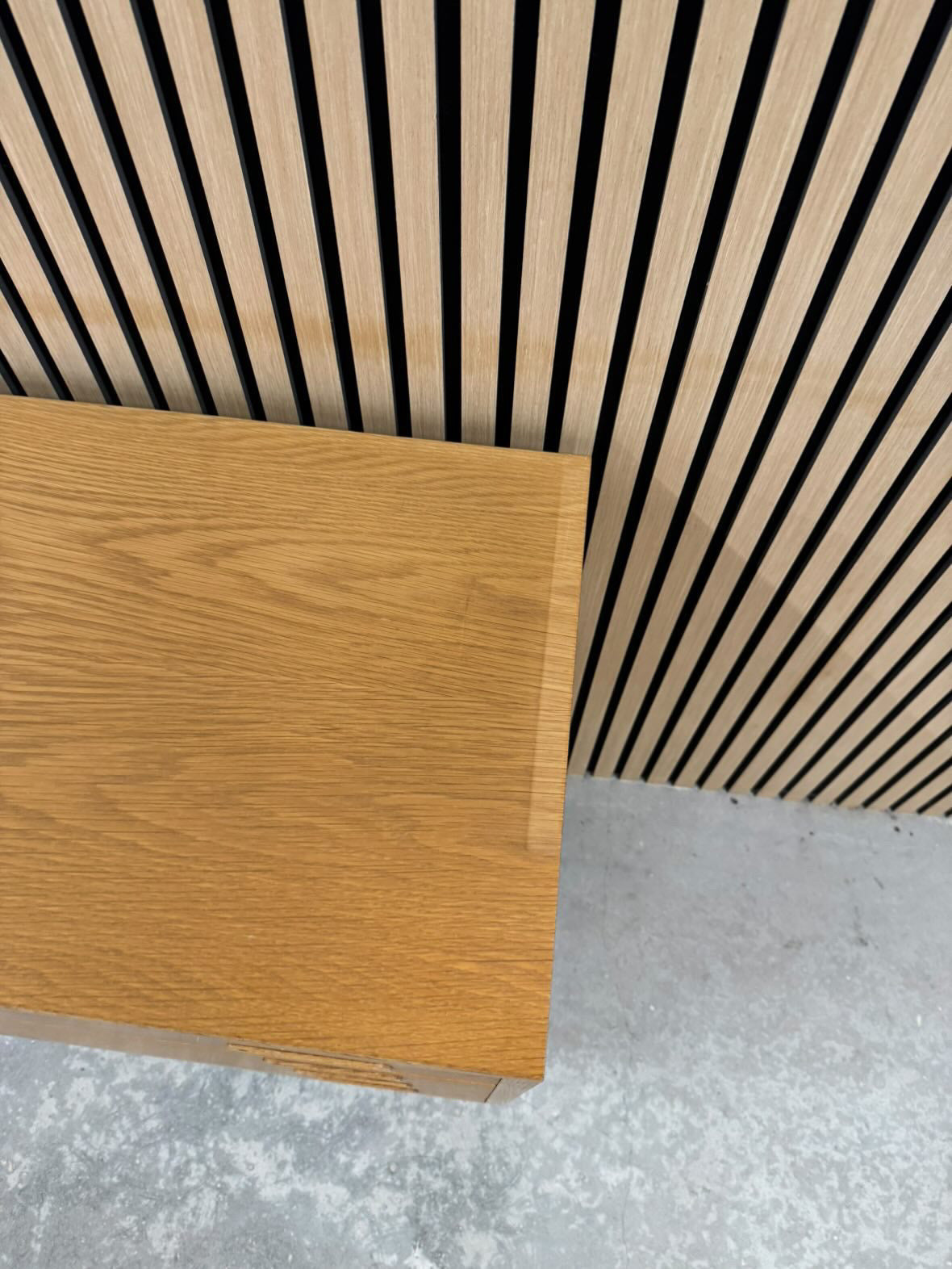 Carlo Jensen oak double drawer