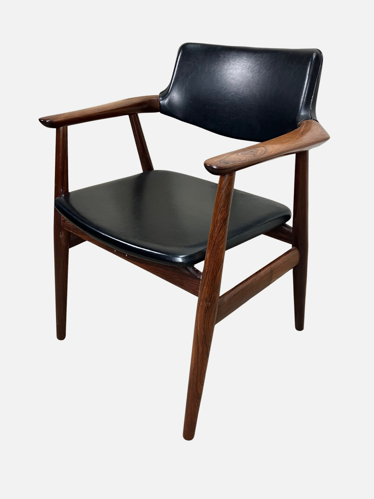 Rosewood armchair by Svend Aage Eriksen. Model GM11