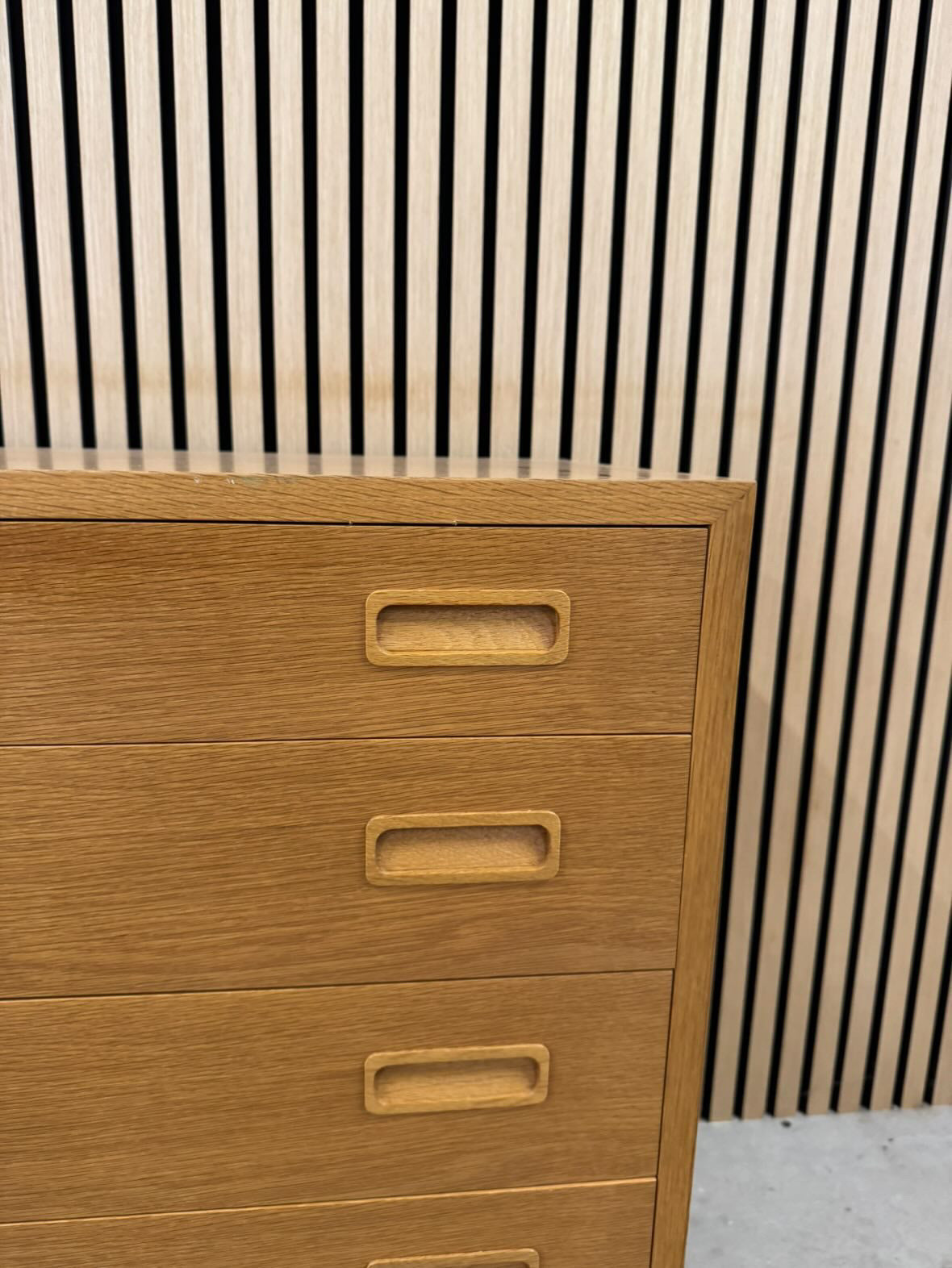 Carlo Jensen oak double drawer