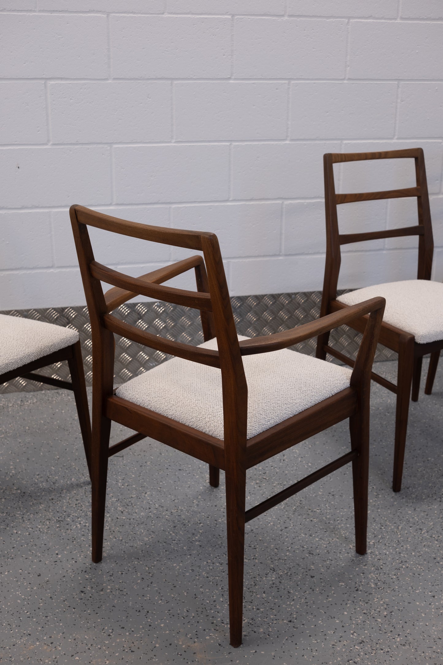 Danish chairs, walnut