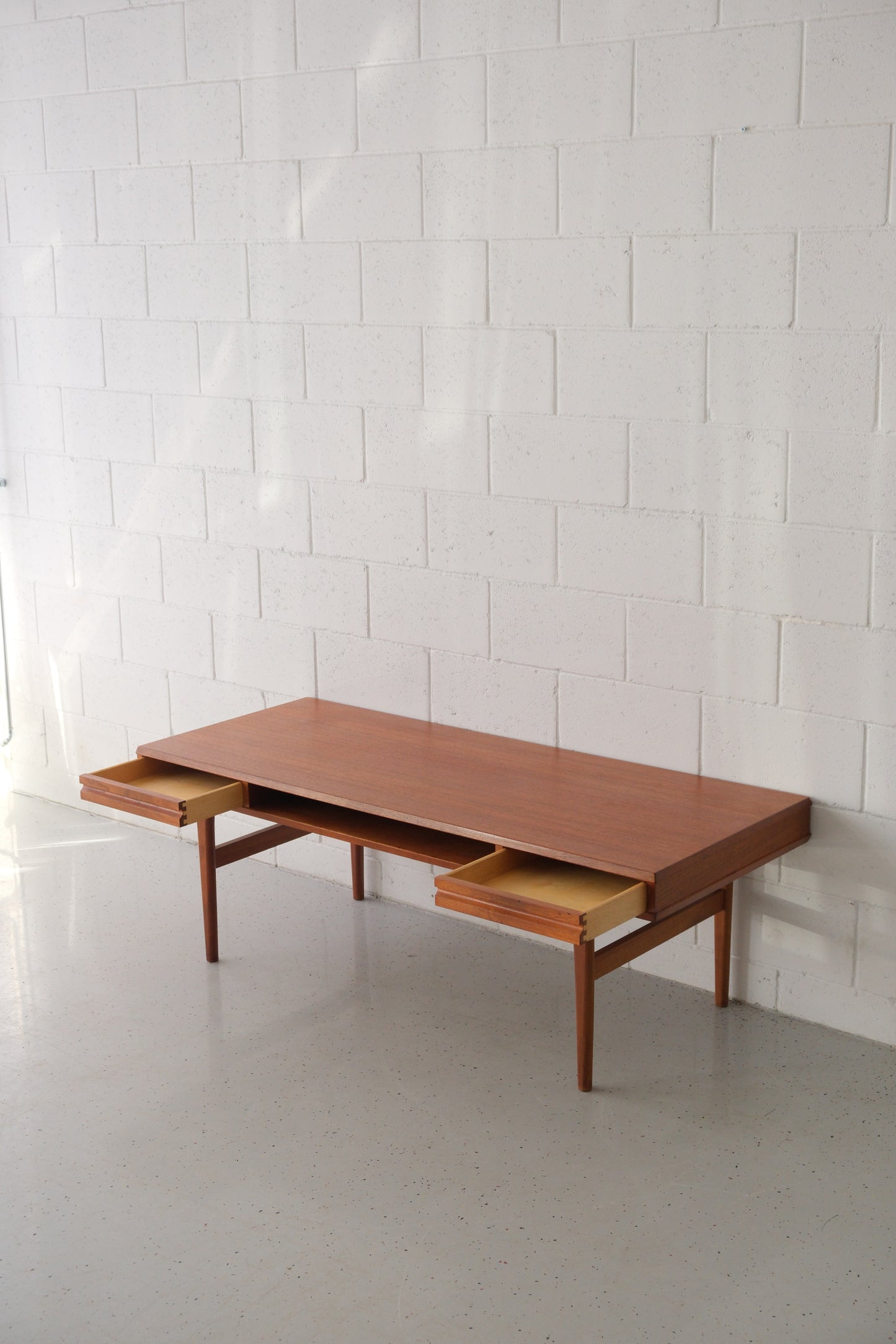 Teak coffee table