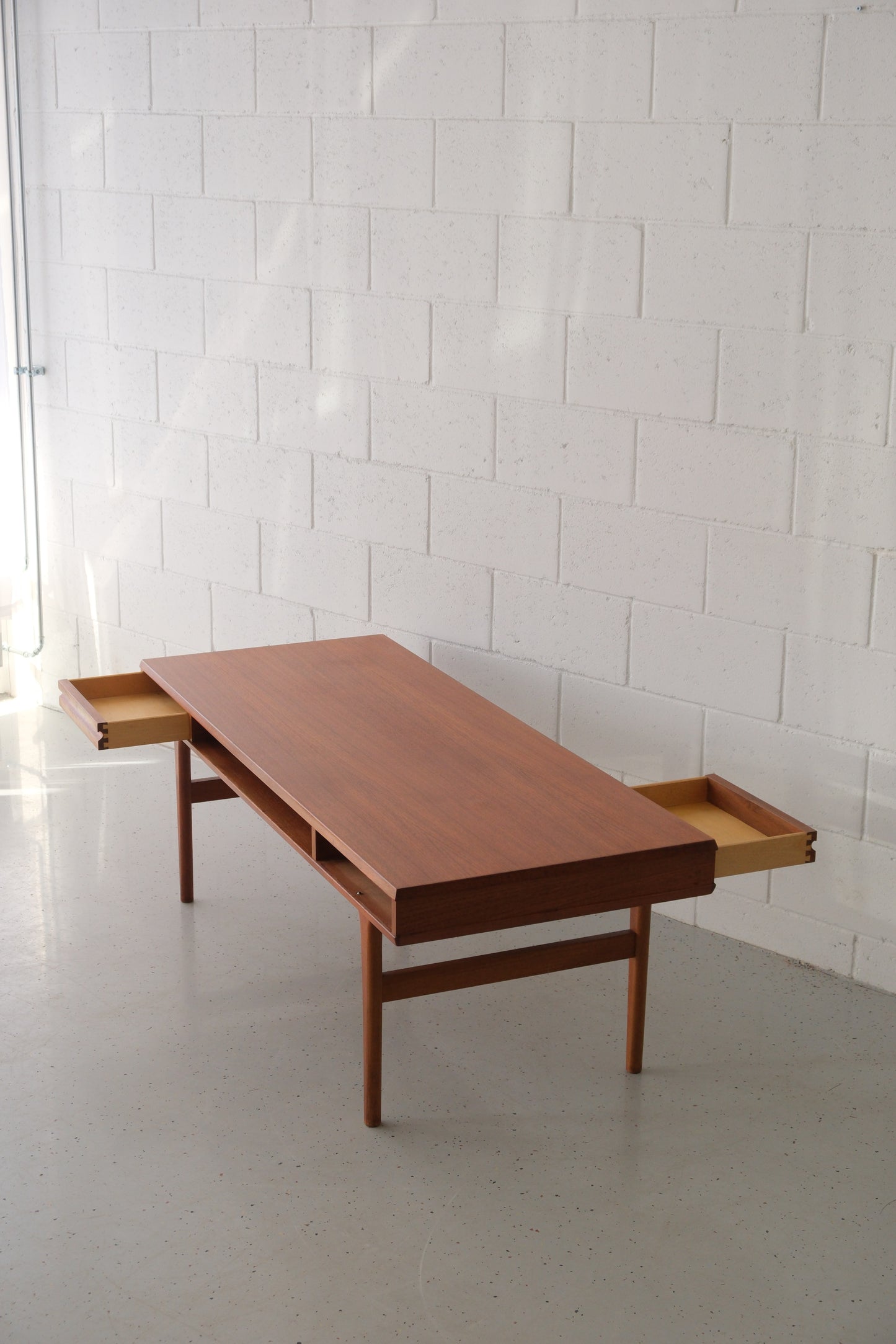 Teak coffee table