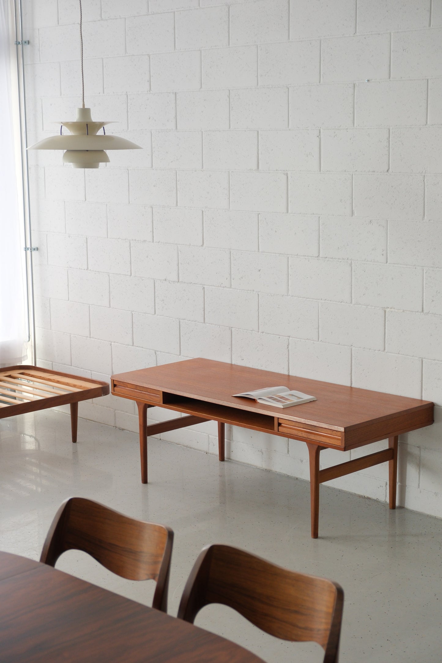 Teak coffee table
