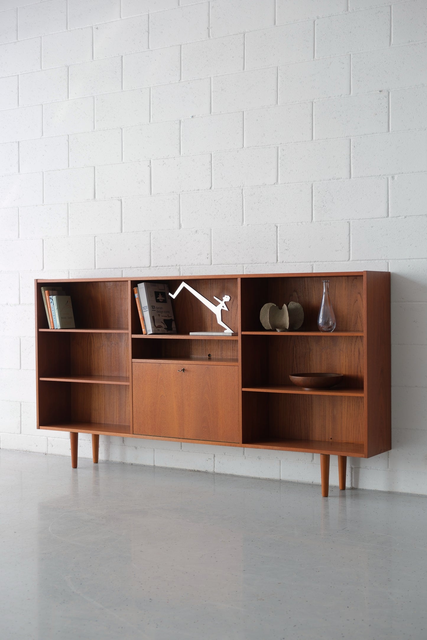 Danish teak bookcase