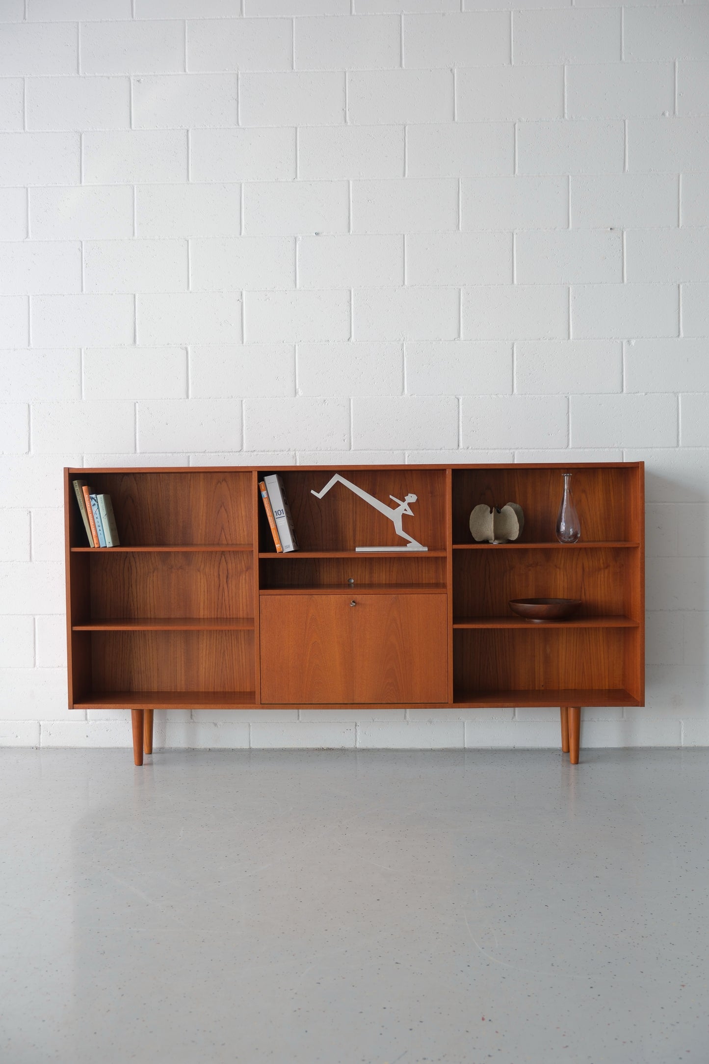 Danish teak bookcase