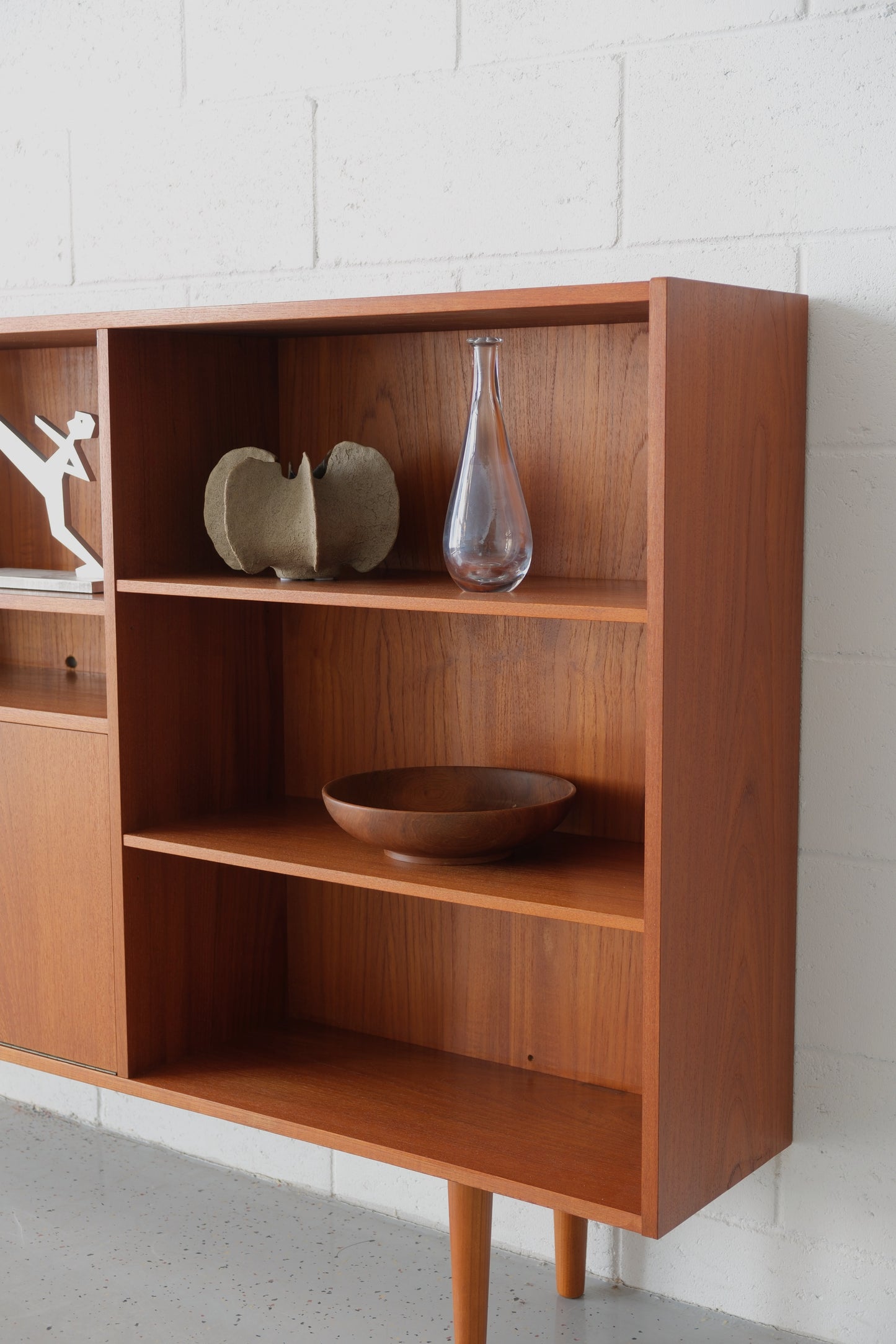 Danish teak bookcase