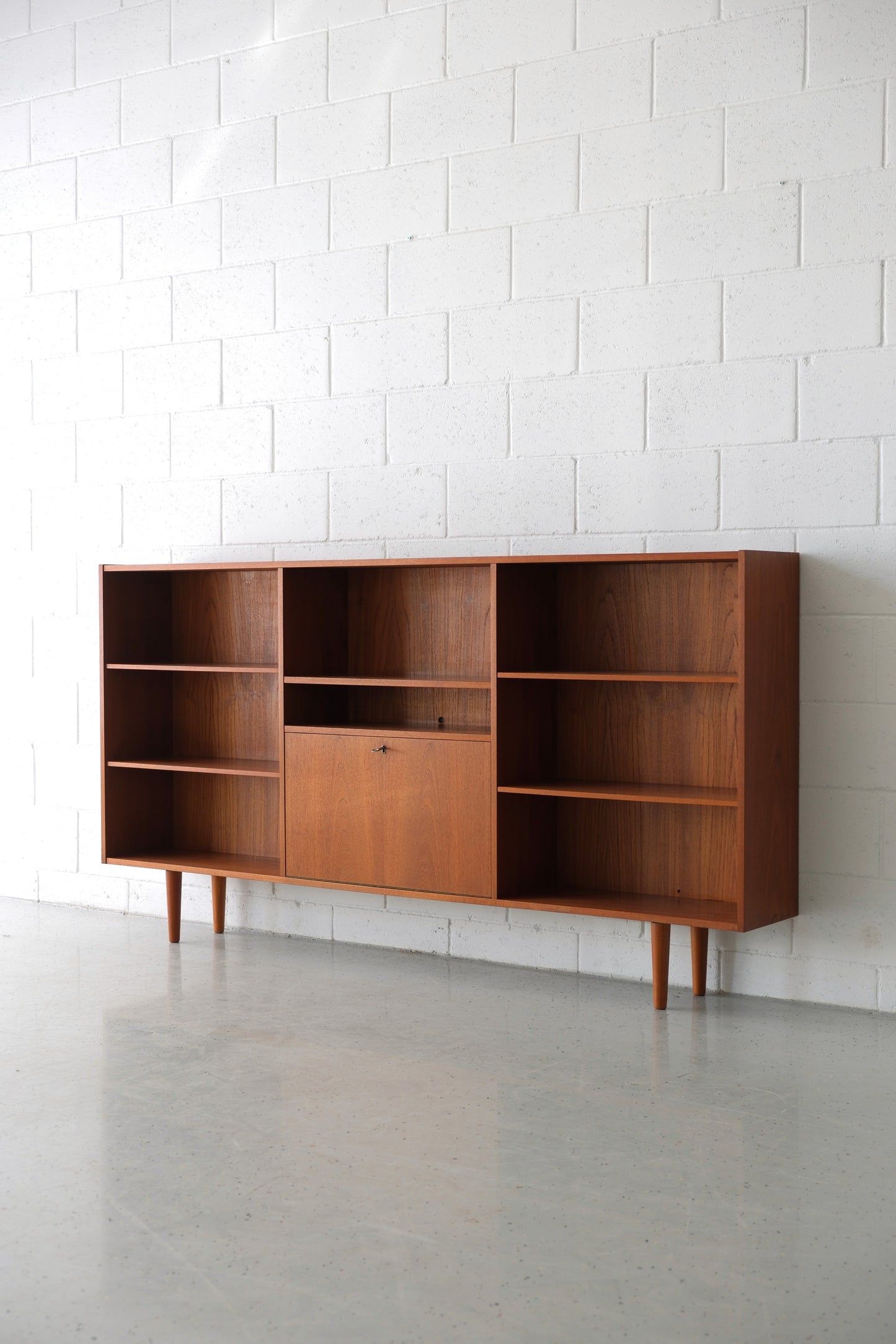Danish teak bookcase