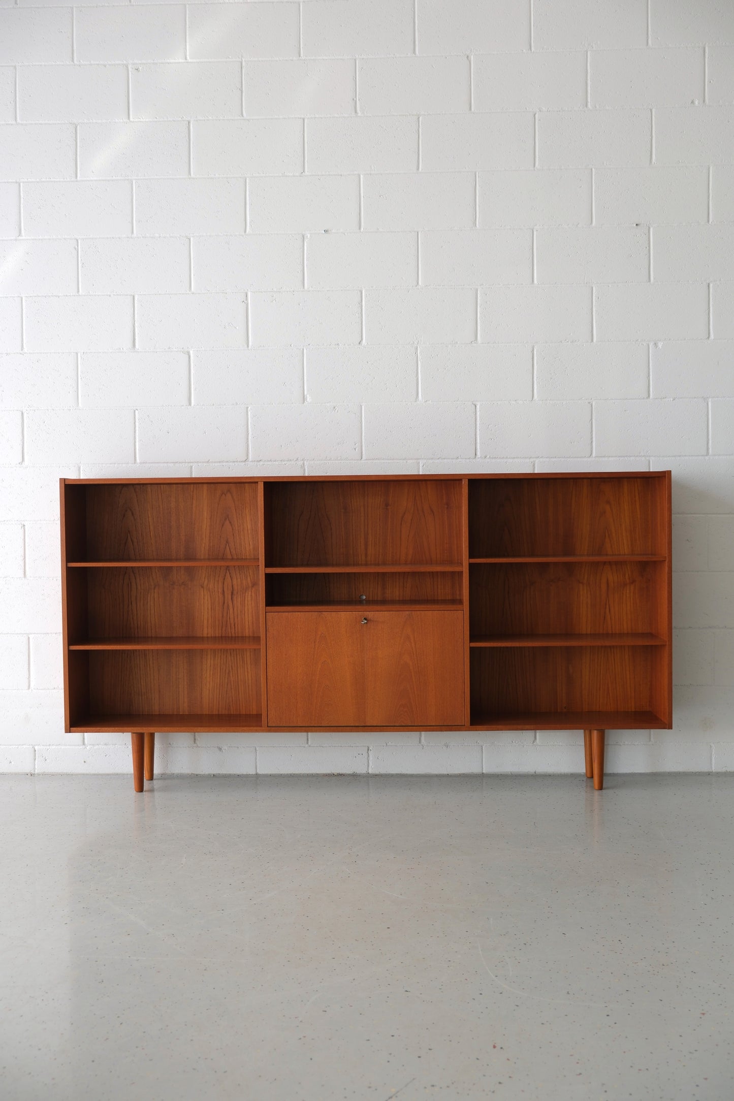 Danish teak bookcase