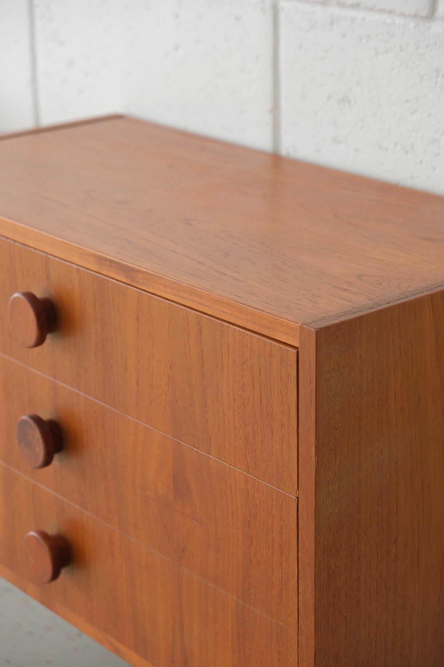 Small Danish teak drawer