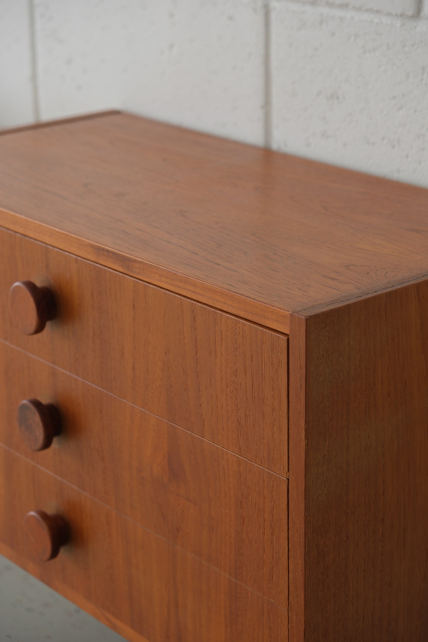 Small Danish teak drawer